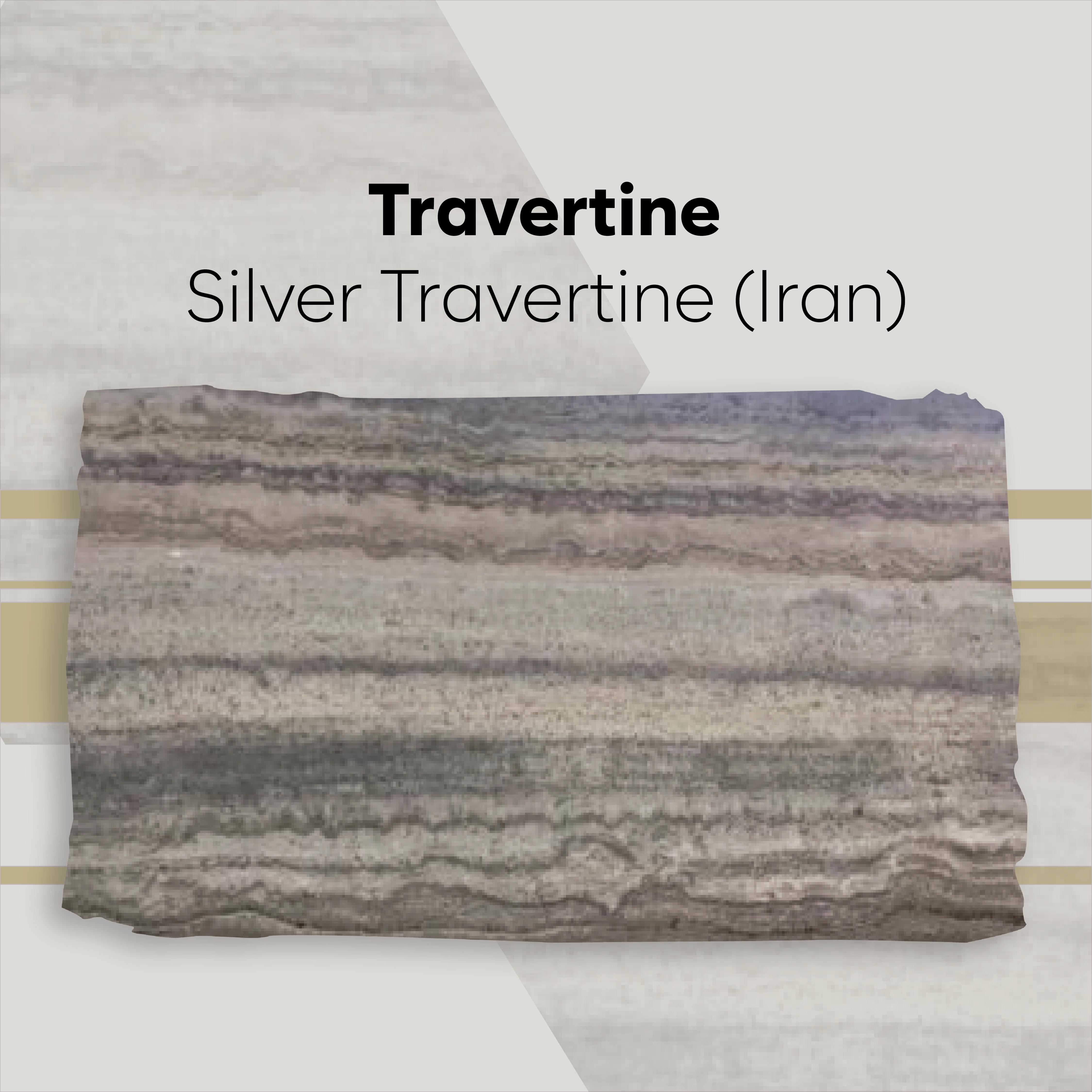Silver Travertine (Iran)
